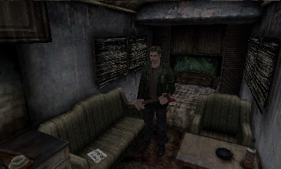 James in a room with sofas